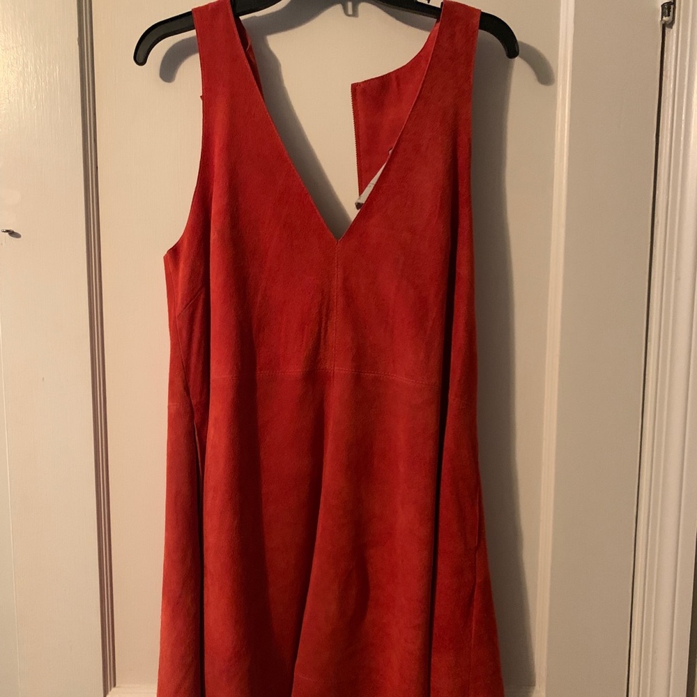 Free People suede dress